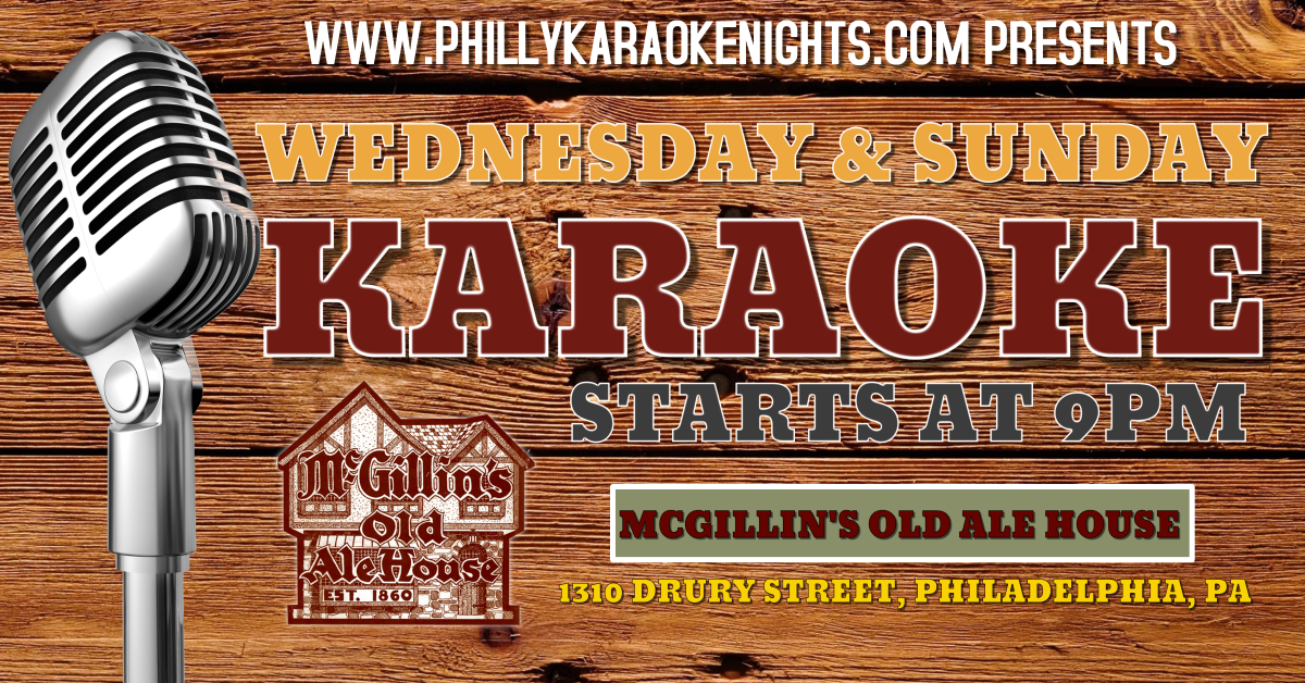 Wednesday Karaoke at McGillin's Ale House (Philadelphia, PA - Center City)