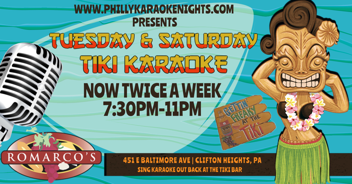 Saturday Karaoke at Romarco's (Clifton Heights - Delaware County, PA)