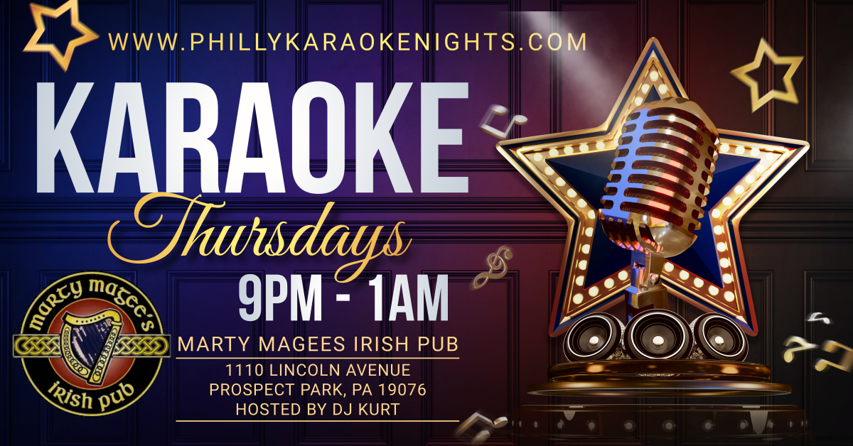 Thursday Karaoke at Marty Magees (Prospect Park - Delaware County, PA)